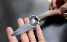 Kamyon makasından inanılmaz keskinlikte bıçak yapımı