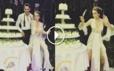 Neslihan Atagül Düğününde Pasta Bıçağıyla Olay Yaratan Dansı