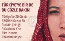Türkiye’de 20 Günde 3500 Km. Gezen Bu Turistin Çektiği 3 Dakikalık Kısa Film.